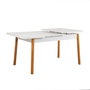 Hanah Home Conjunto de Comedor Extensible de 6 Piezas
